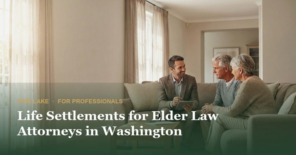Life Settlements for Elder Law Attorneys in Washington