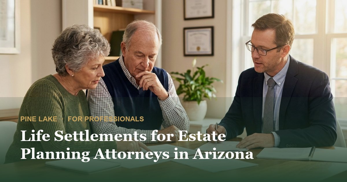 Life Settlements for Estate Planning Attorneys in Arizona