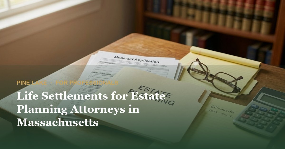 Life Settlements for Estate Planning Attorneys in Massachusetts