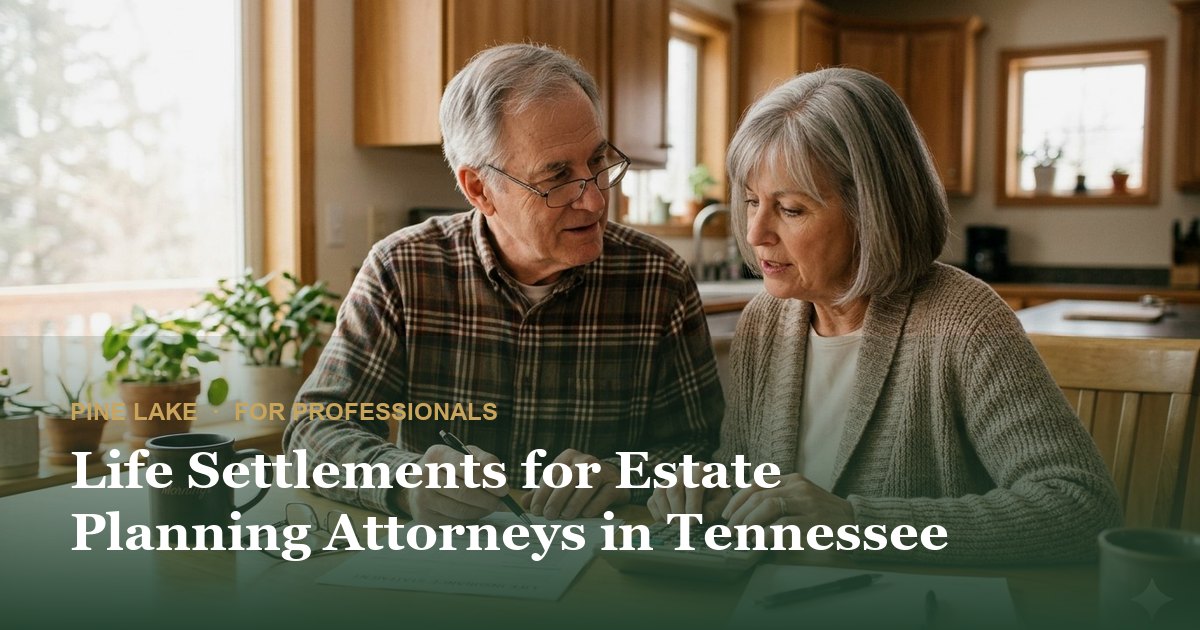 Life Settlements for Estate Planning Attorneys in Tennessee