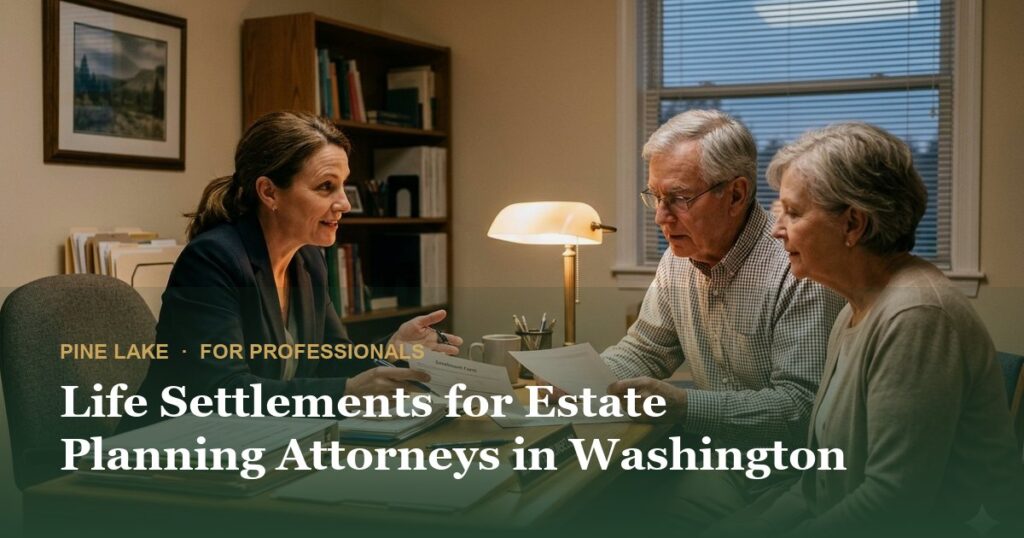 Life Settlements for Estate Planning Attorneys in Washington