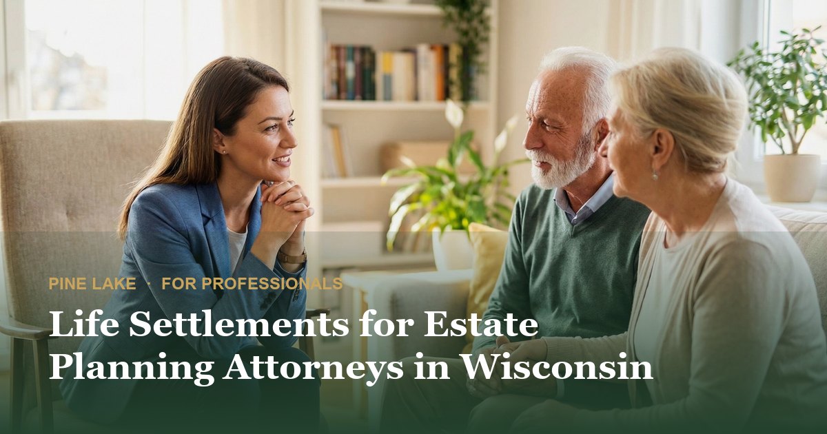 Life Settlements for Estate Planning Attorneys in Wisconsin
