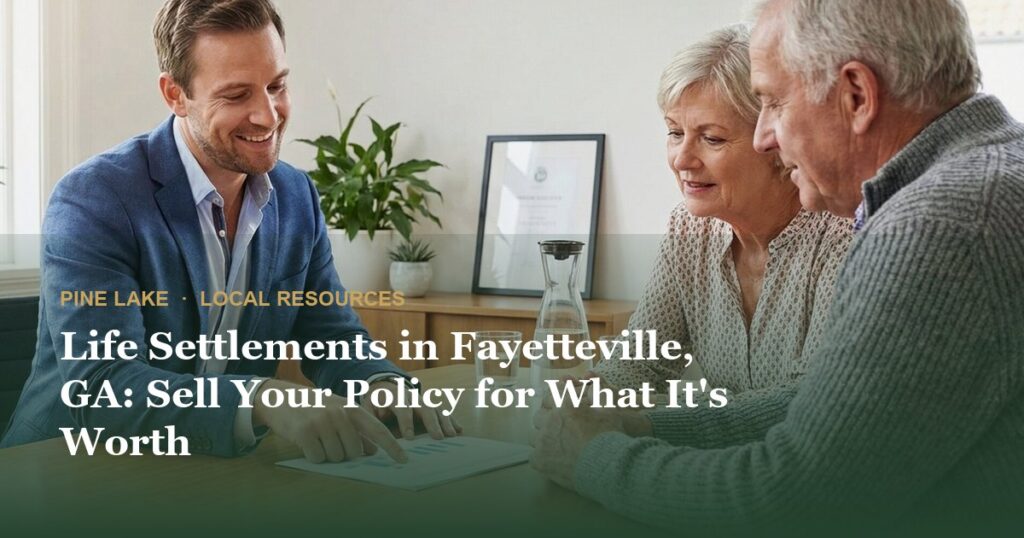 Life Settlements in Fayetteville, GA: Sell Your Policy for What It’s Worth