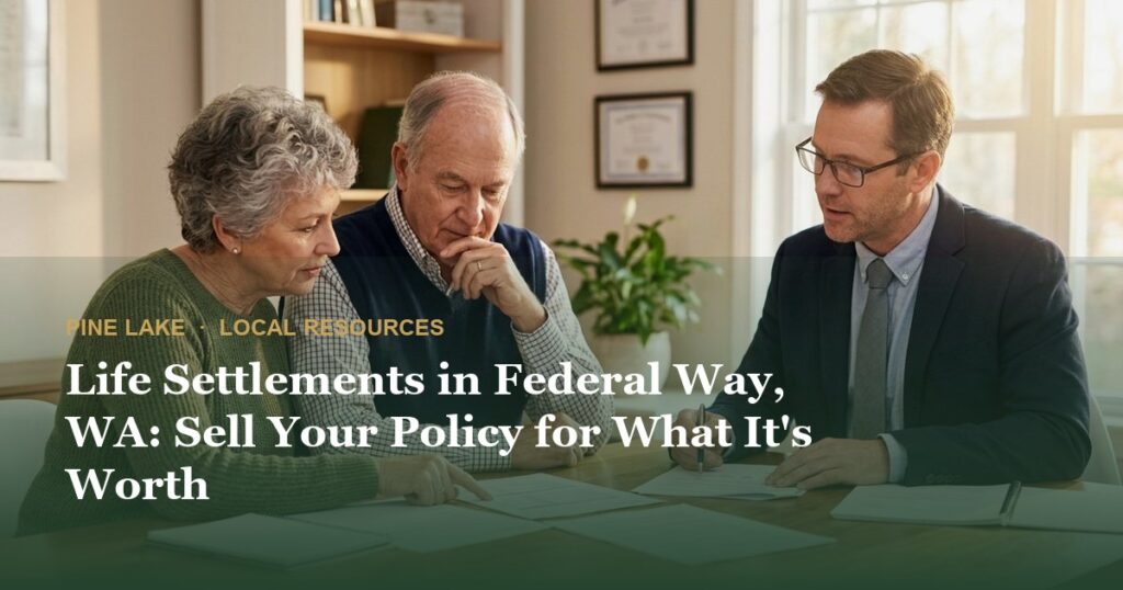 Life Settlements in Federal Way, WA: Sell Your Policy for What It’s Worth