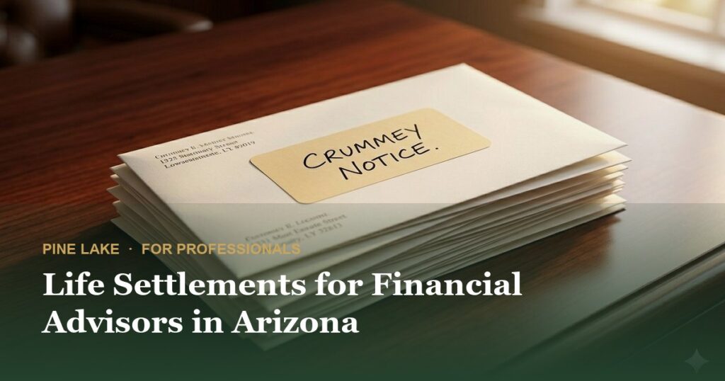 Life Settlements for Financial Advisors in Arizona