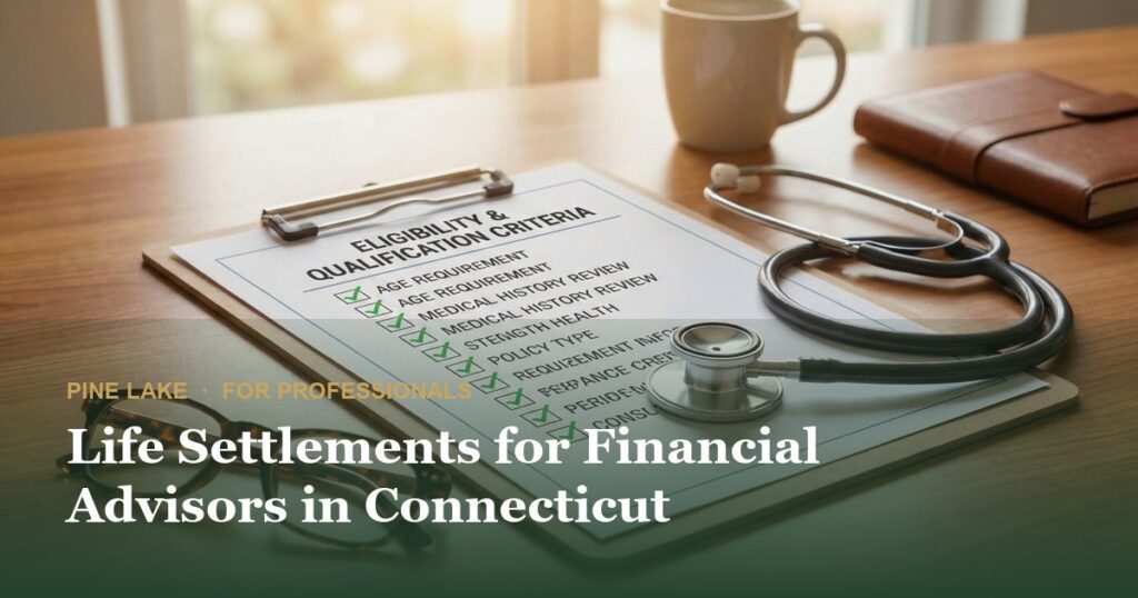 Life Settlements for Financial Advisors in Connecticut