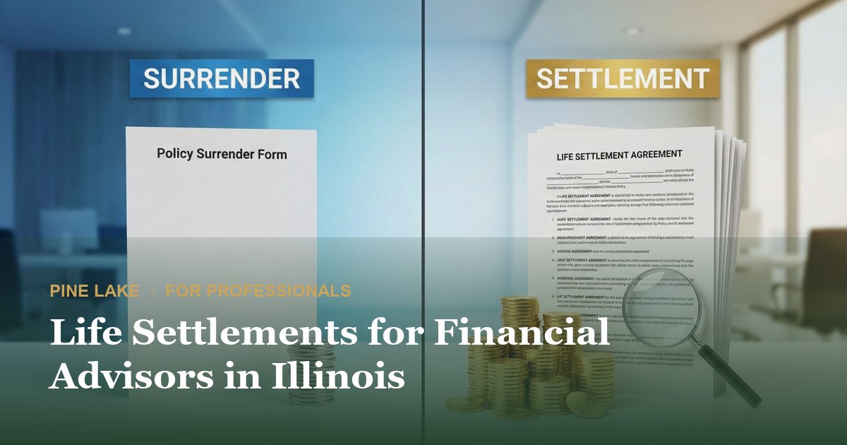 Life Settlements for Financial Advisors in Illinois