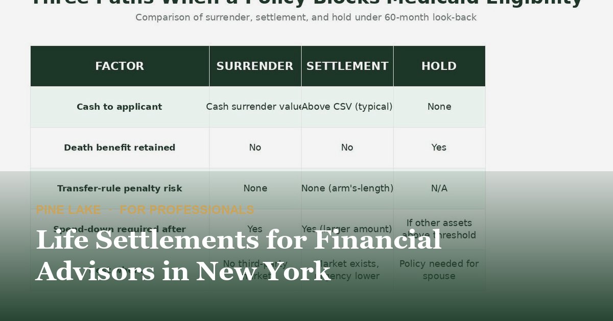 Life Settlements for Financial Advisors in New York