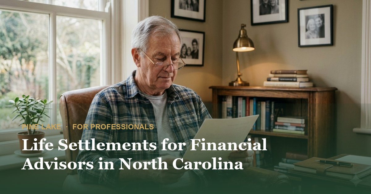 Life Settlements for Financial Advisors in North Carolina