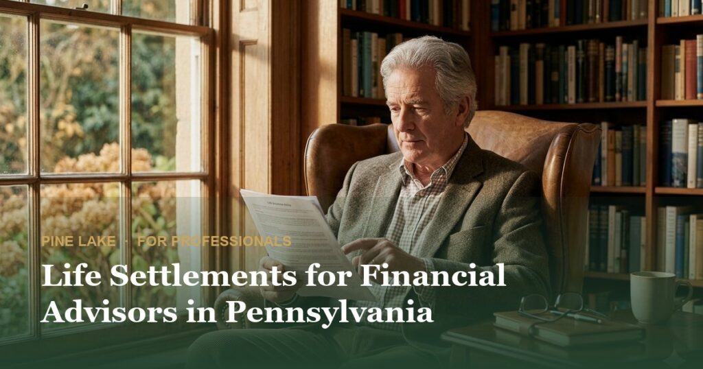 Life Settlements for Financial Advisors in Pennsylvania