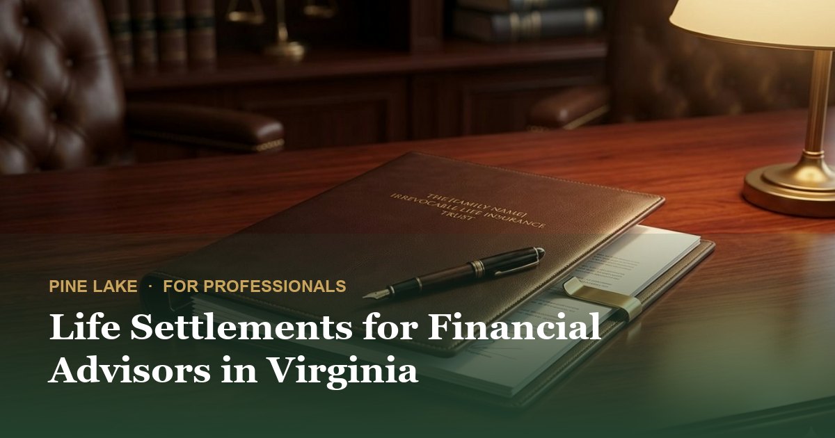 Life Settlements for Financial Advisors in Virginia