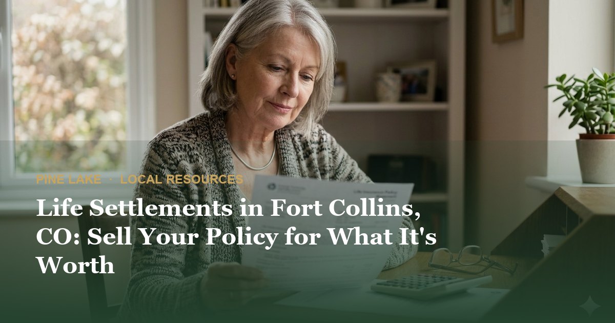 Life Settlements in Fort Collins, CO: Sell Your Policy for What It's Worth
