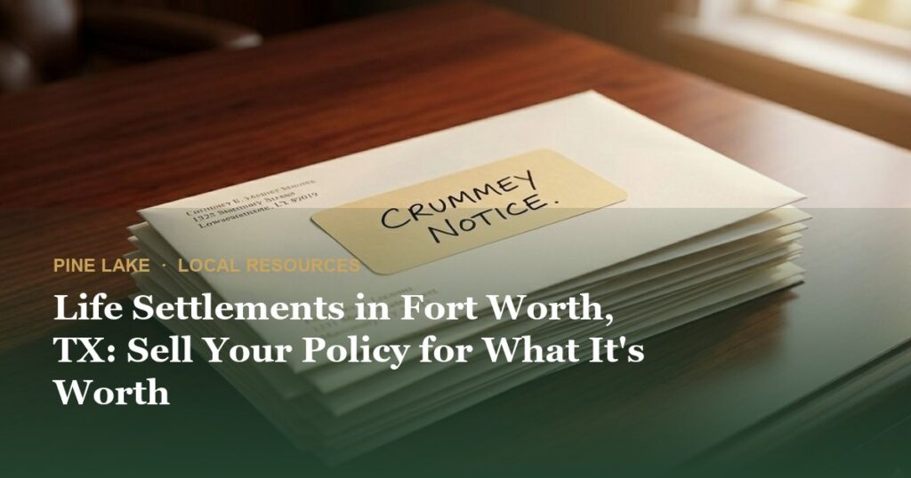 Life Settlements in Fort Worth, TX: Sell Your Policy for What It’s Worth