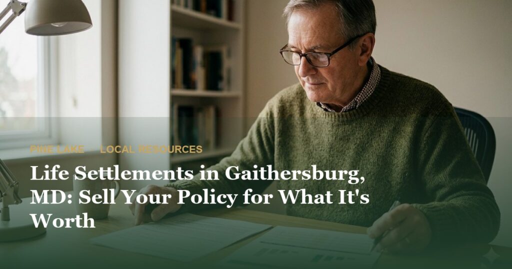 Life Settlements in Gaithersburg, MD: Sell Your Policy for What It’s Worth
