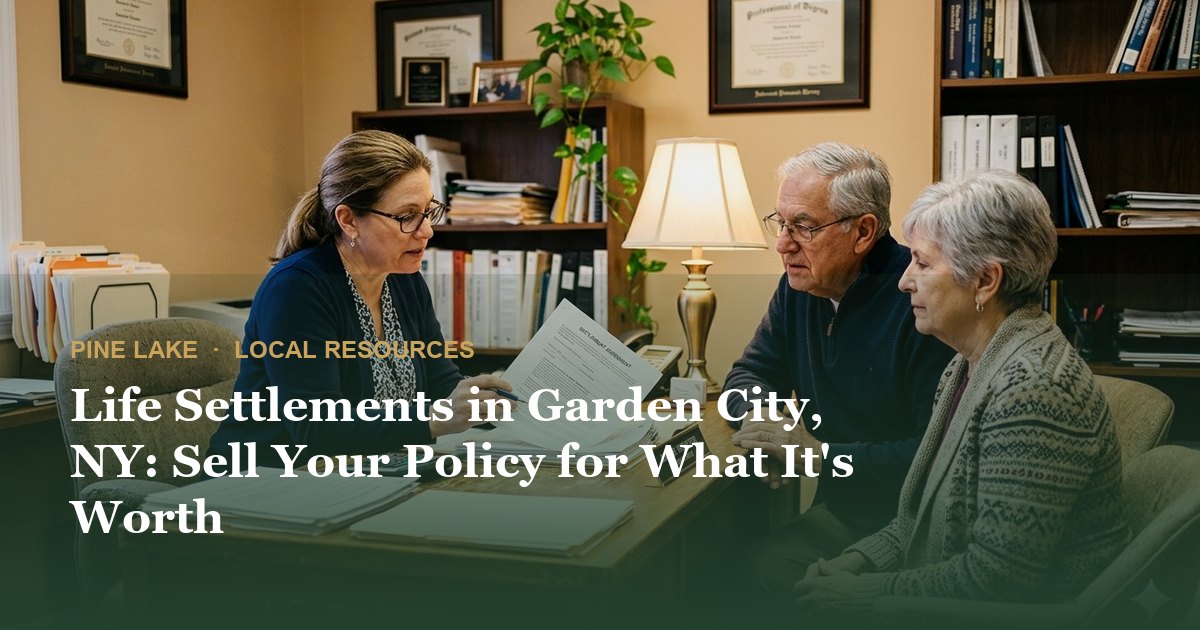 Life Settlements in Garden City, NY: Sell Your Policy for What It's Worth