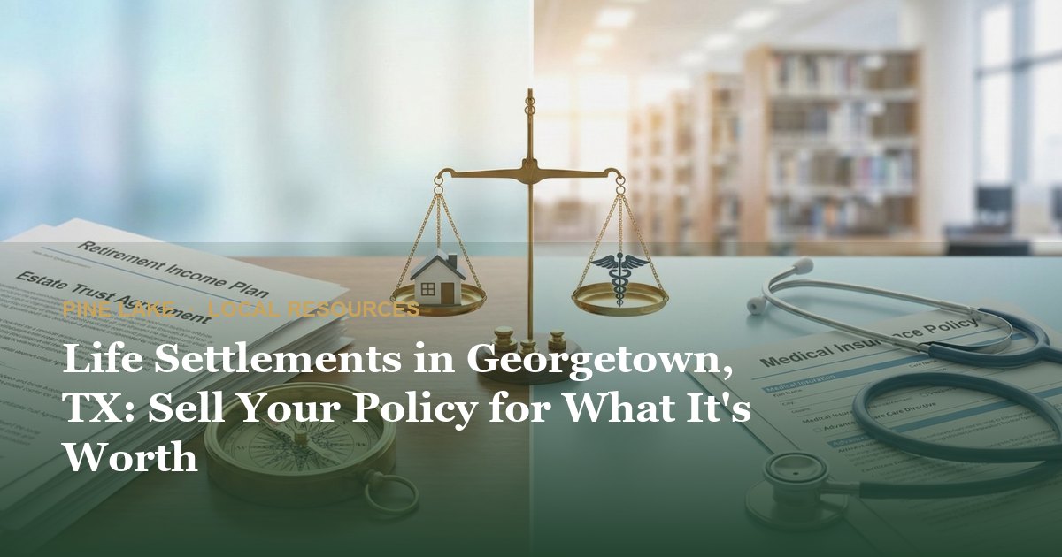 Life Settlements in Georgetown, TX: Sell Your Policy for What It's Worth