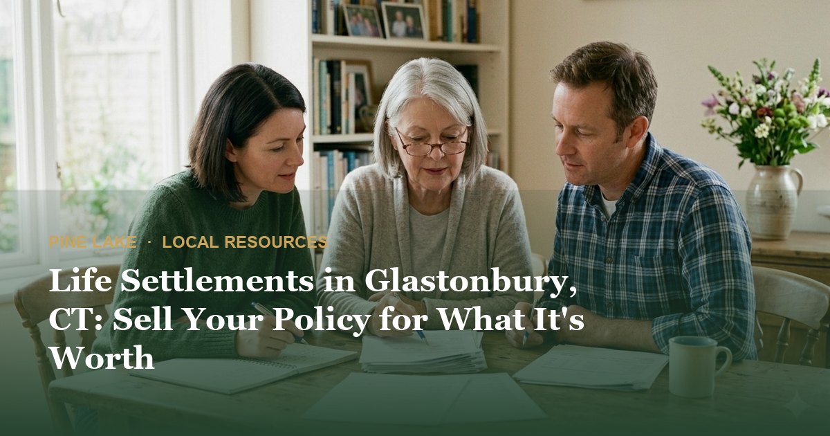 Life Settlements in Glastonbury, CT: Sell Your Policy for What It's Worth