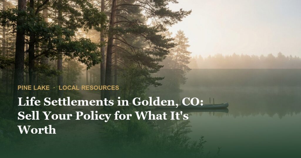 Life Settlements in Golden, CO: Sell Your Policy for What It’s Worth