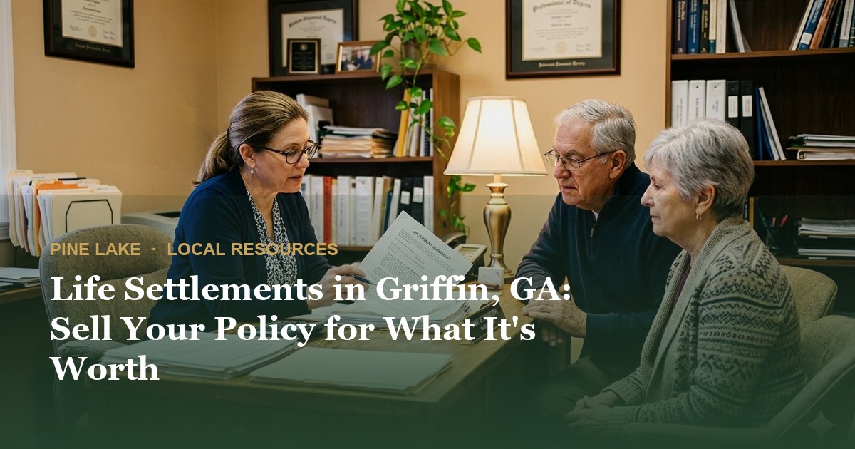 Life Settlements in Griffin, GA: Sell Your Policy for What It's Worth