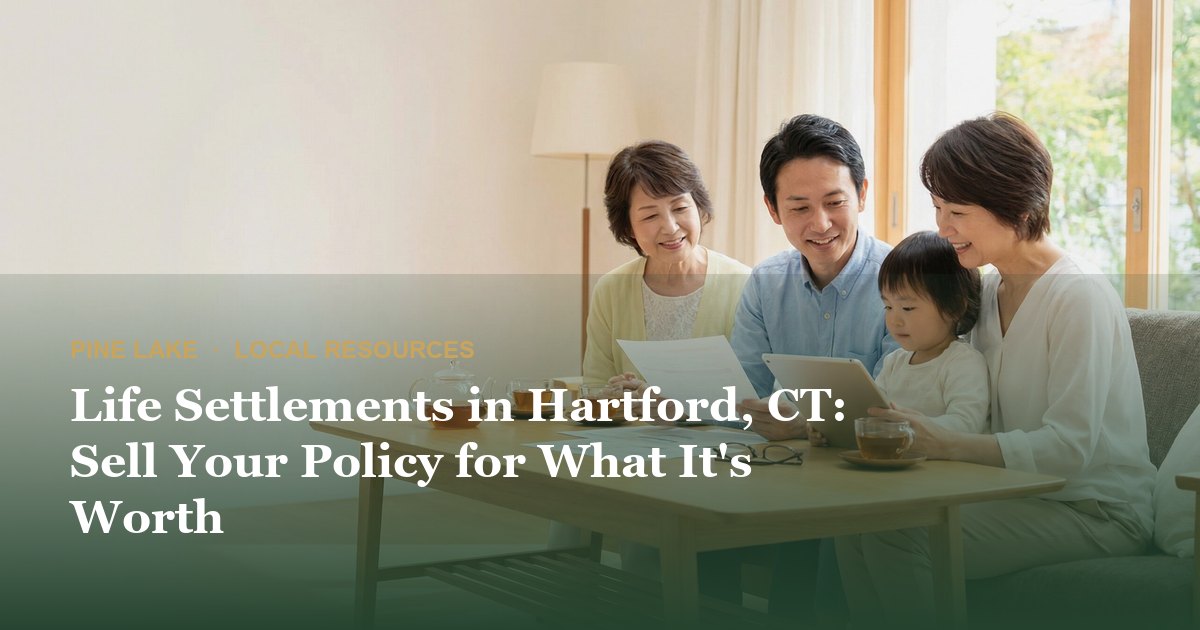 Life Settlements in Hartford, CT: Sell Your Policy for What It's Worth