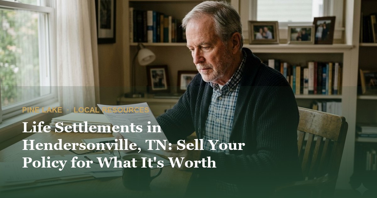 Life Settlements in Hendersonville, TN: Sell Your Policy for What It's Worth