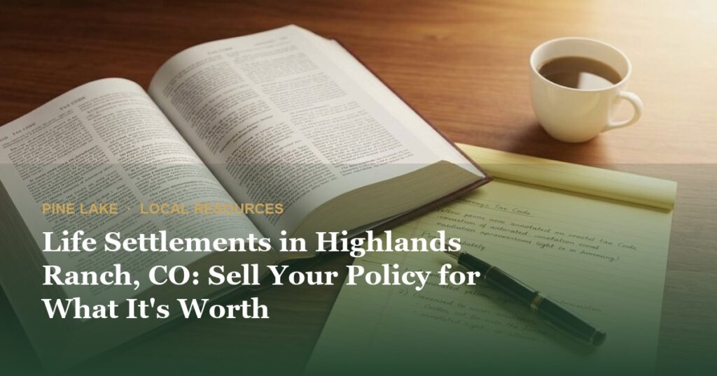 Life Settlements in Highlands Ranch, CO: Sell Your Policy for What It's Worth