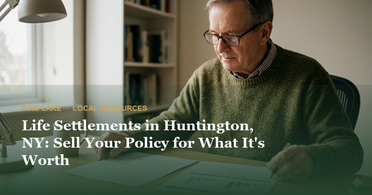 Life Settlements in Huntington, NY: Sell Your Policy for What It's Worth