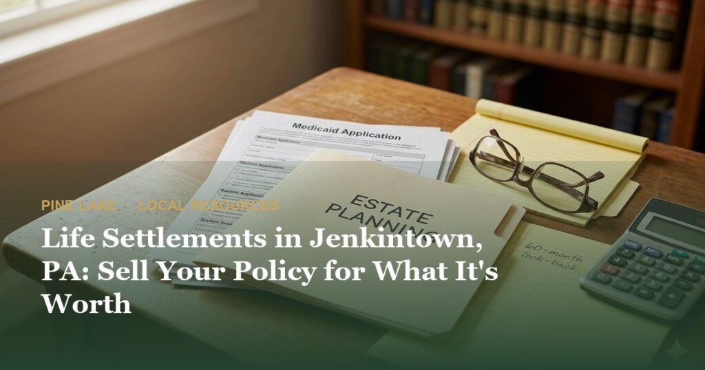 Life Settlements in Jenkintown, PA: Sell Your Policy for What It’s Worth