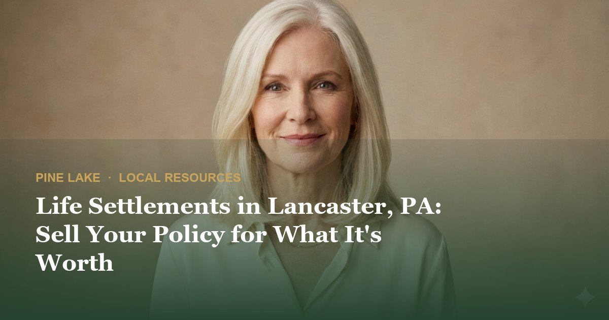 Life Settlements in Lancaster, PA: Sell Your Policy for What It's Worth