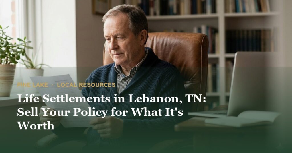 Life Settlements in Lebanon, TN: Sell Your Policy for What It’s Worth