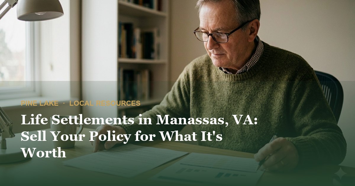 Life Settlements in Manassas, VA: Sell Your Policy for What It's Worth