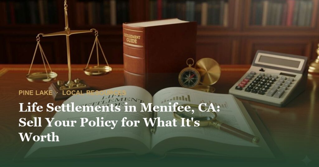 Life Settlements in Menifee, CA: Sell Your Policy for What It’s Worth