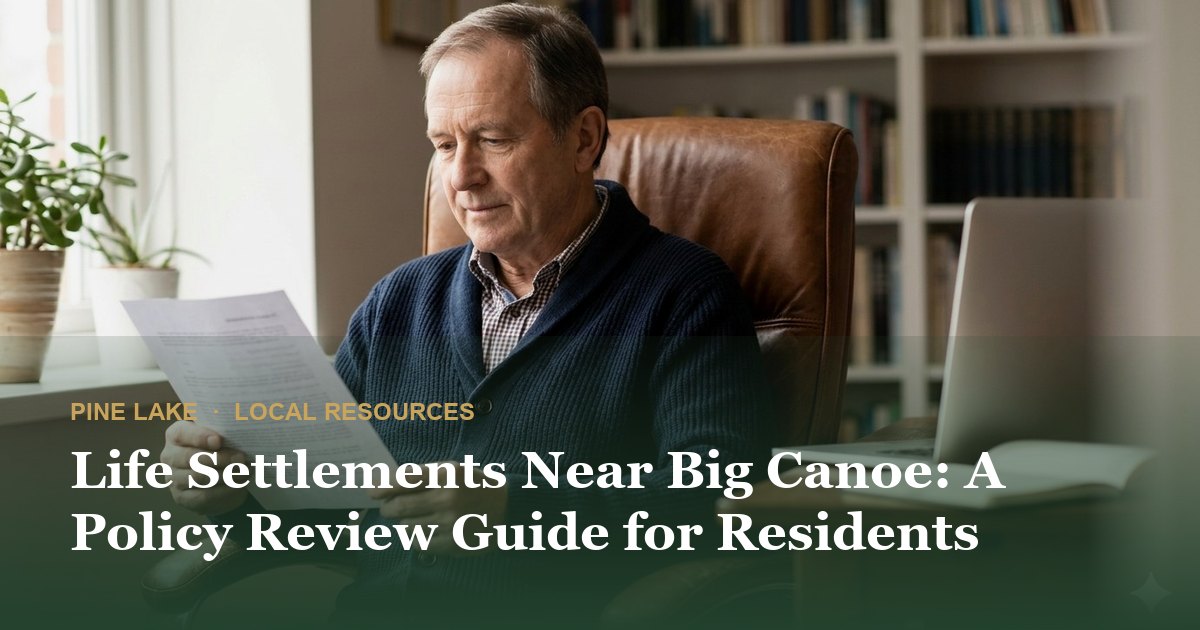 Life Settlements Near Big Canoe: A Policy Review Guide for Residents