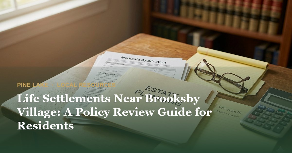 Life Settlements Near Brooksby Village: A Policy Review Guide for Residents