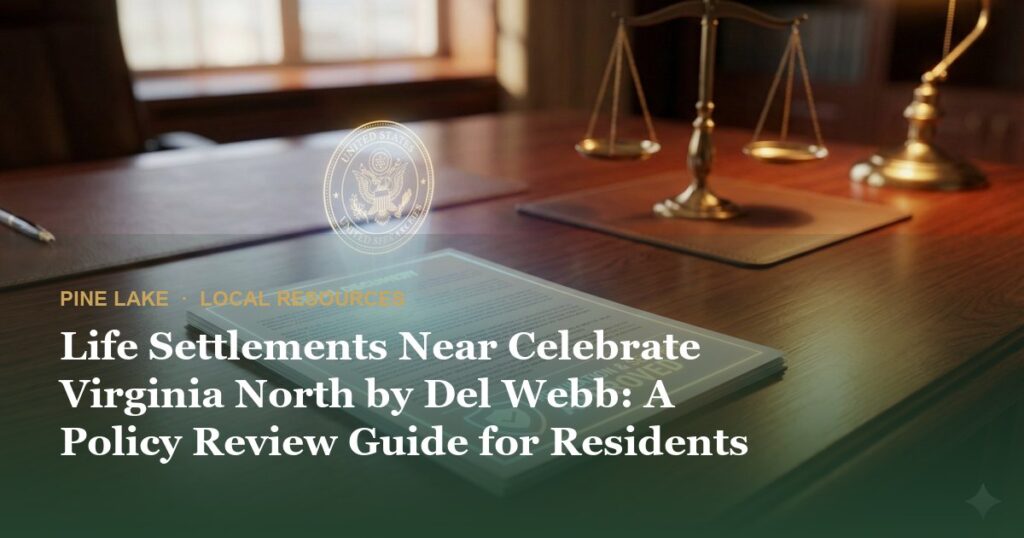Life Settlements Near Celebrate Virginia North by Del Webb: A Policy Review Guide for Residents