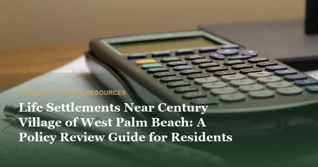 Life Settlements Near Century Village of West Palm Beach: A Policy Review Guide for Residents