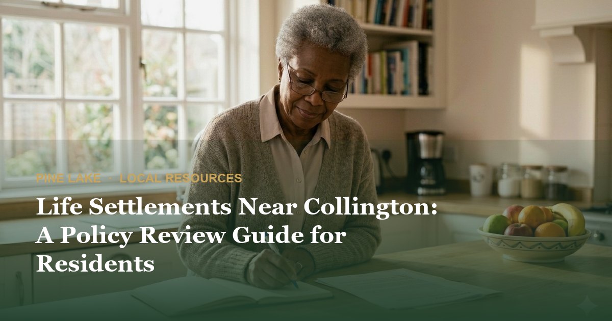 Life Settlements Near Collington: A Policy Review Guide for Residents