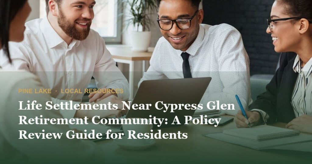 Life Settlements Near Cypress Glen Retirement Community: A Policy Review Guide for Residents