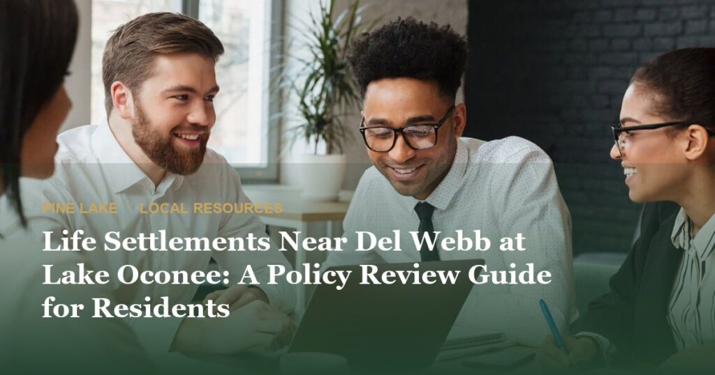 Life Settlements Near Del Webb at Lake Oconee: A Policy Review Guide for Residents