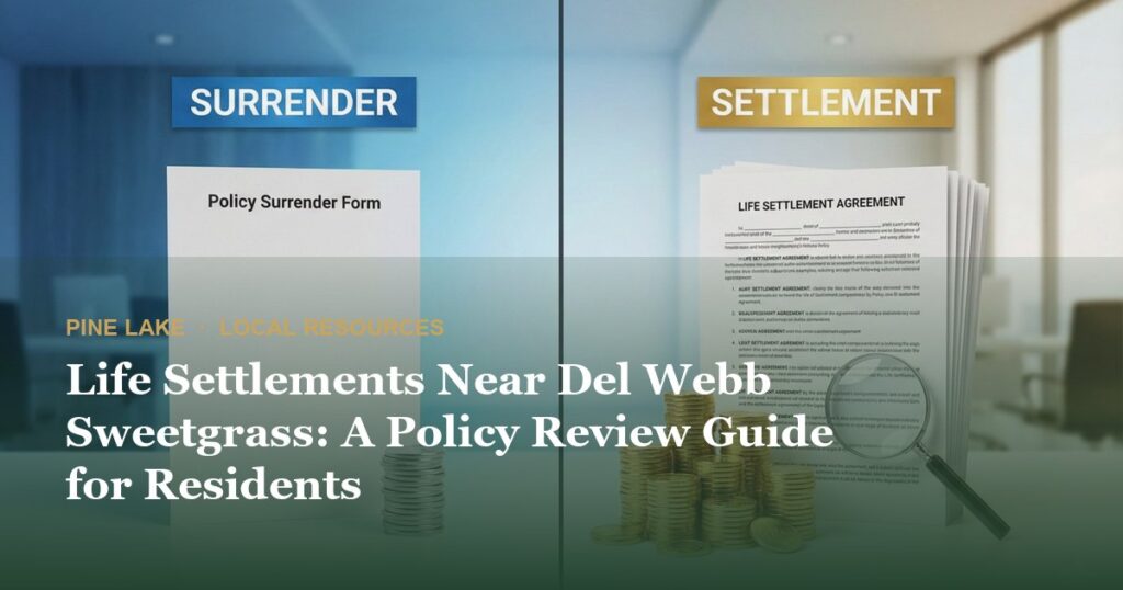 Life Settlements Near Del Webb Sweetgrass: A Policy Review Guide for Residents