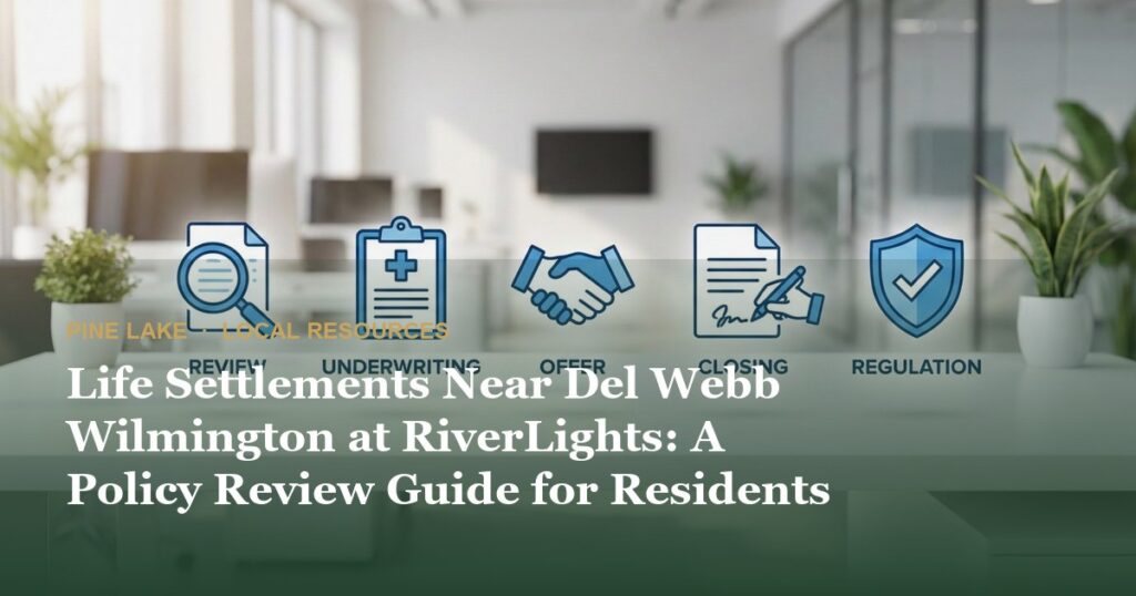 Life Settlements Near Del Webb Wilmington at RiverLights: A Policy Review Guide for Residents