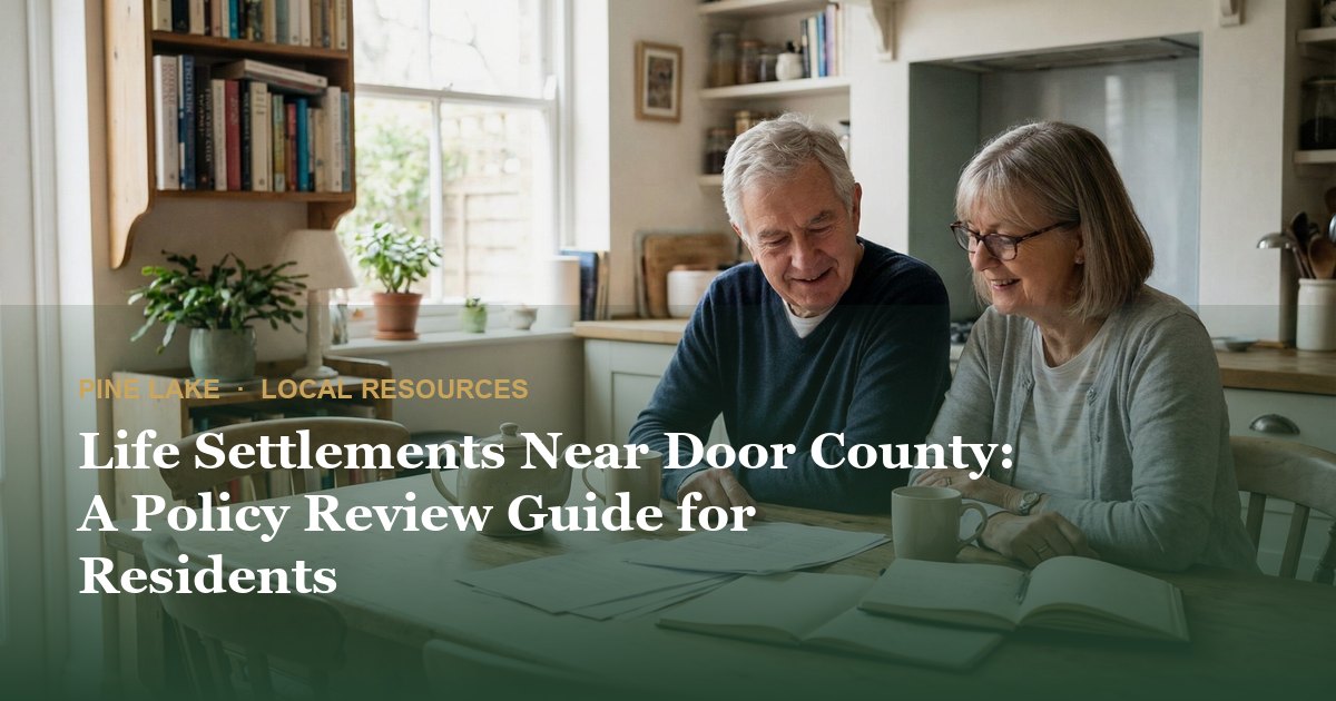 Life Settlements Near Door County: A Policy Review Guide for Residents