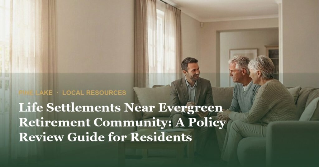 Life Settlements Near Evergreen Retirement Community: A Policy Review Guide for Residents