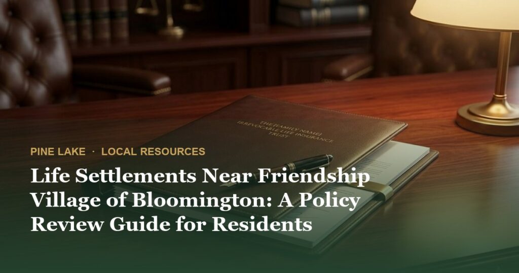 Life Settlements Near Friendship Village of Bloomington: A Policy Review Guide for Residents