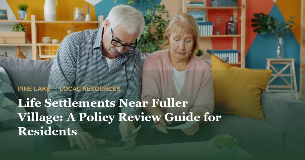 Life Settlements Near Fuller Village: A Policy Review Guide for Residents