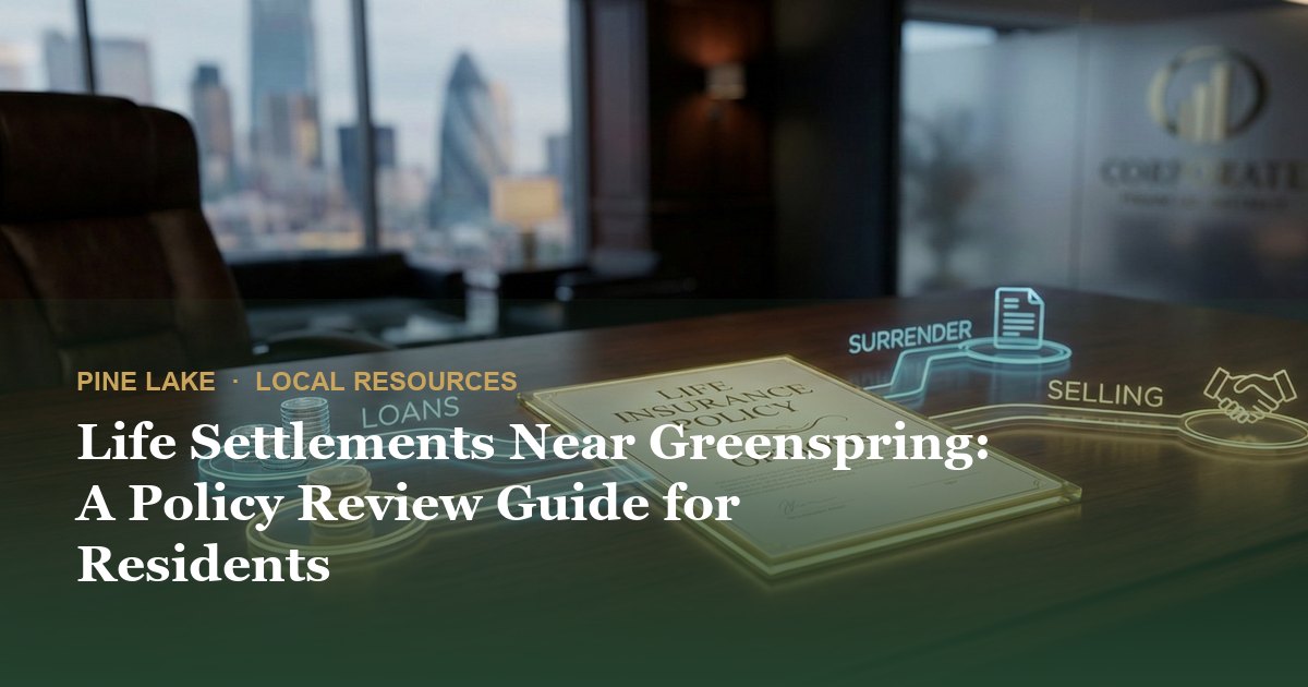 Life Settlements Near Greenspring: A Policy Review Guide for Residents