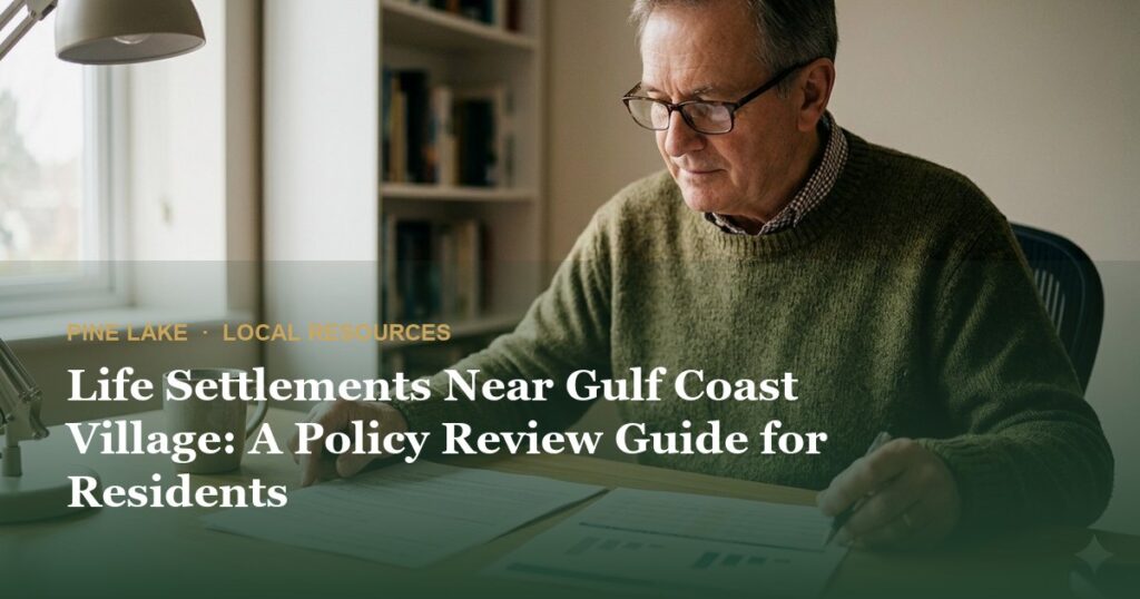 Life Settlements Near Gulf Coast Village: A Policy Review Guide for Residents