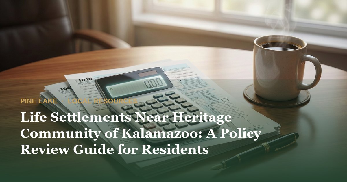 Life Settlements Near Heritage Community of Kalamazoo: A Policy Review Guide for Residents