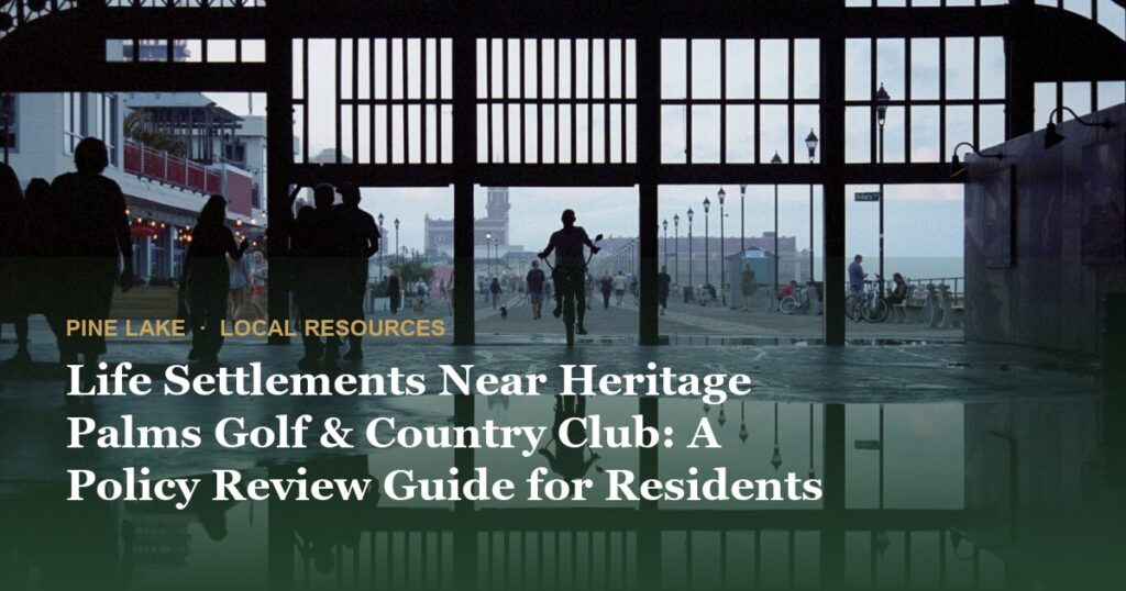 Life Settlements Near Heritage Palms Golf & Country Club: A Policy Review Guide for Residents
