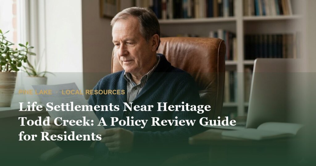 Life Settlements Near Heritage Todd Creek: A Policy Review Guide for Residents